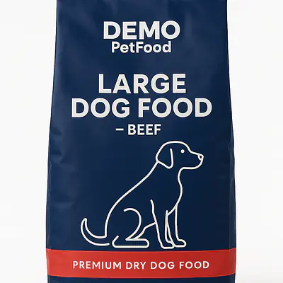 Large Dog Food – Beef primary image